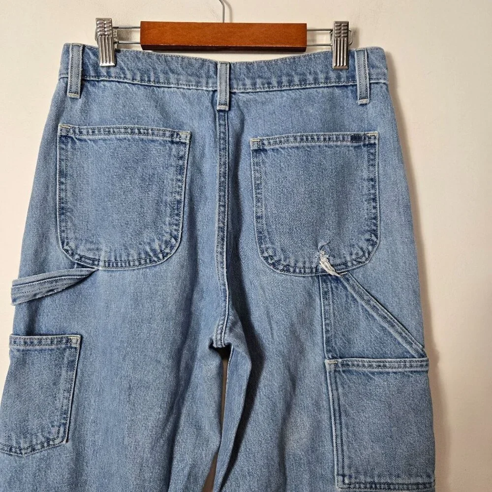 Aritzia Sunday Best Women's Size 25 The Carpenter Baggie Straight Leg Jeans - Picture 5 of 11